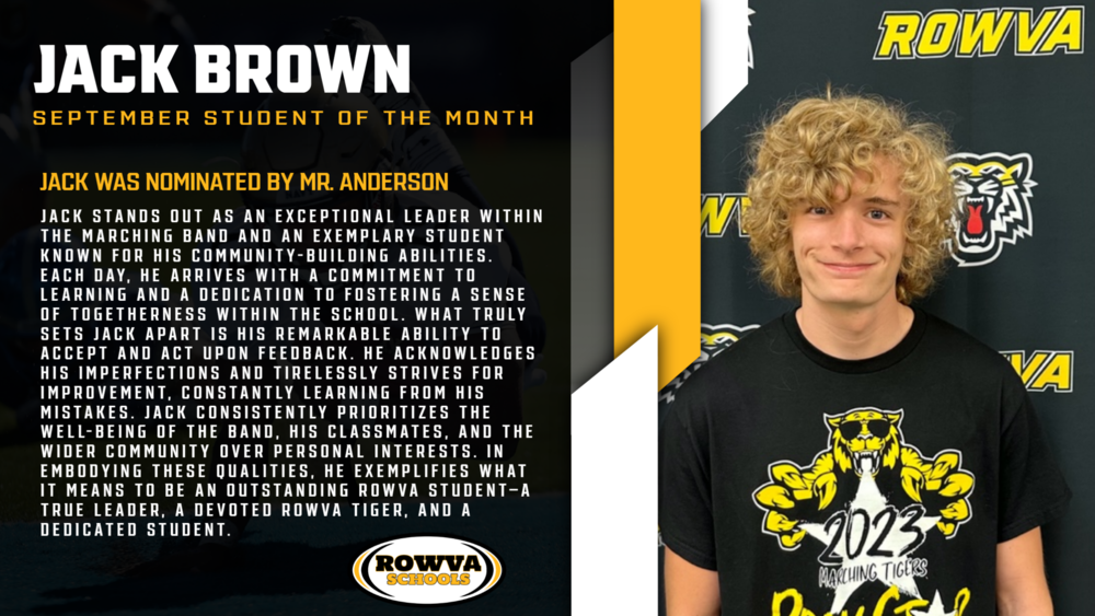 ROWVA Student of Month